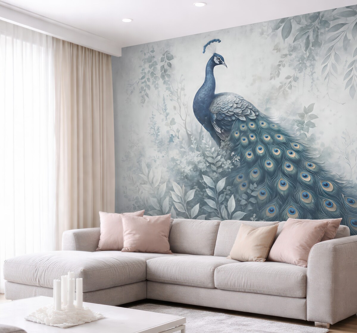 Fototapeta Kruchy paw na betonie o stylu grunge.