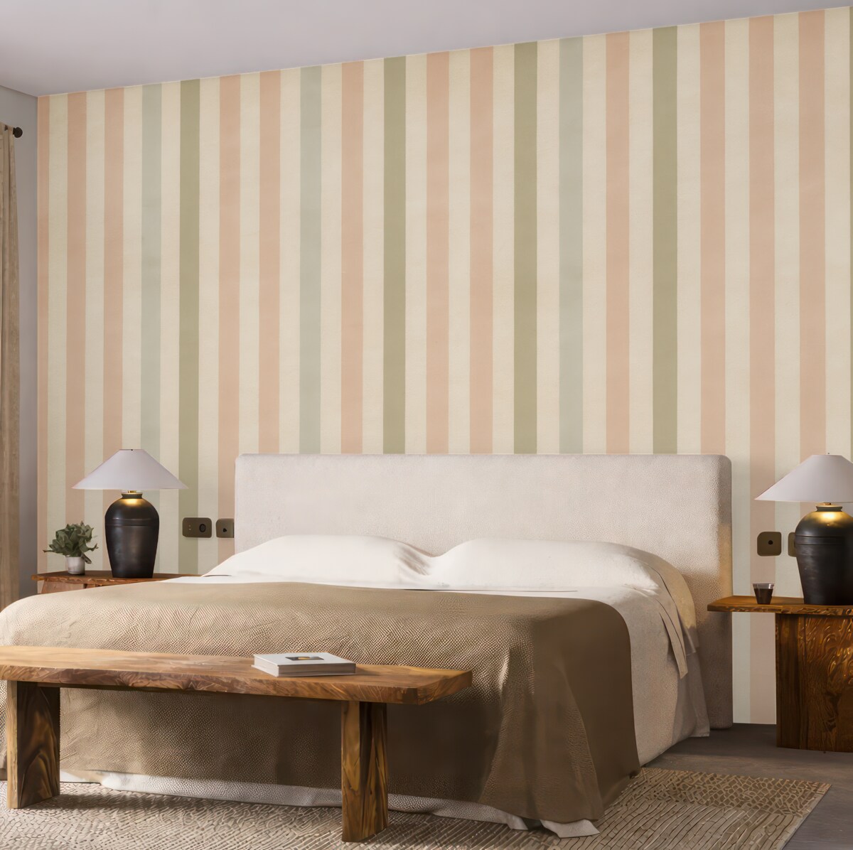 Fototapeta Tapeta w paski.