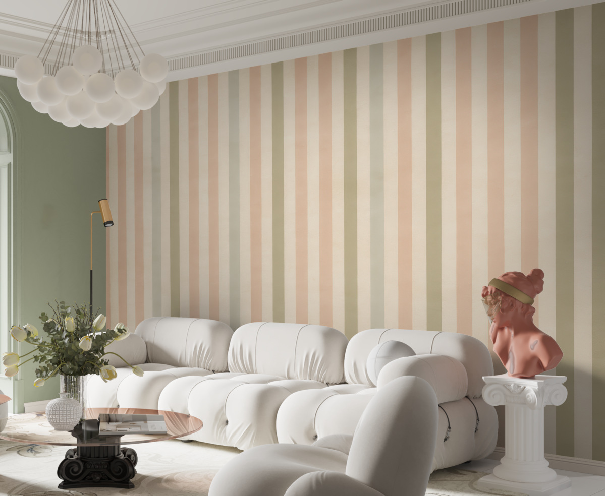 Fototapeta Tapeta w paski.