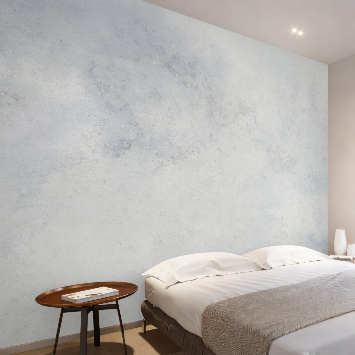 Fototapeta Słabo niebieski beton.