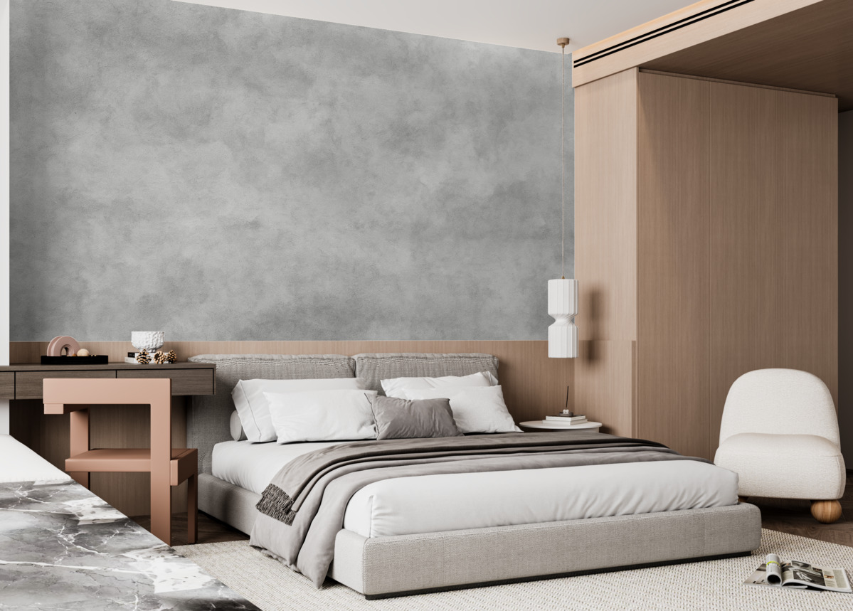 Fototapeta Szary dymiący concrete.