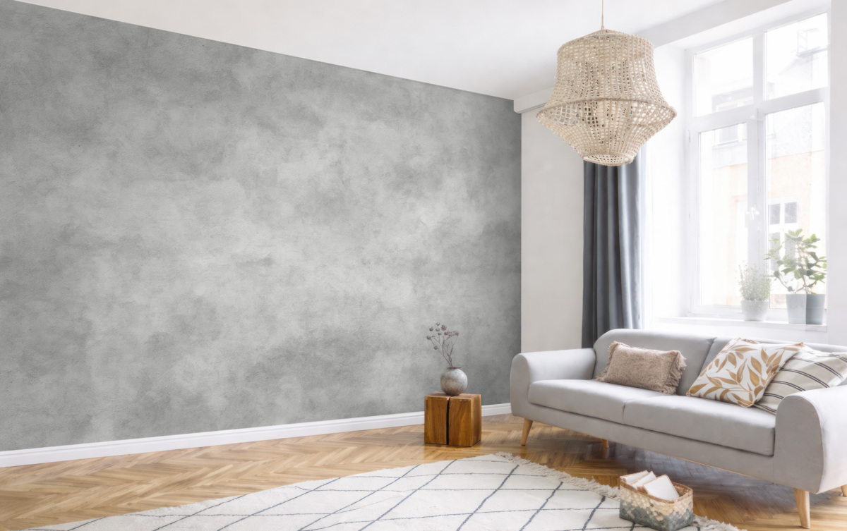 Fototapeta Szary dymiący concrete.