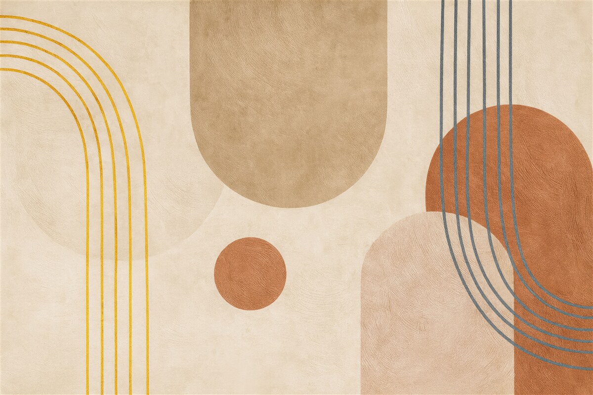 Fototapeta Abstrakcyjny motyw boho.