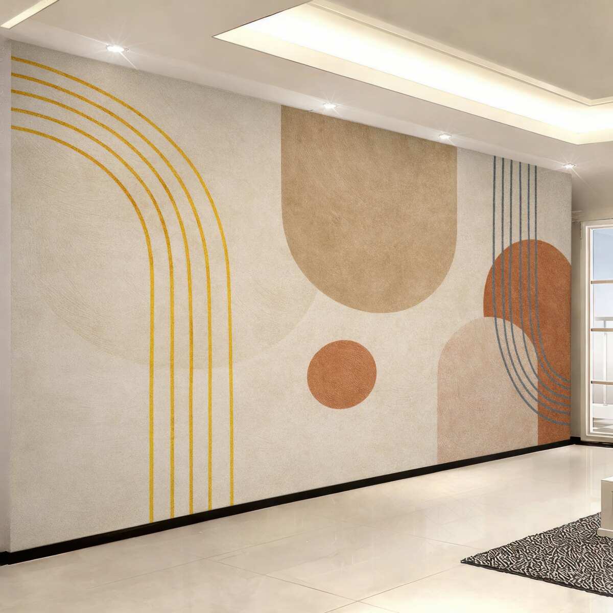 Fototapeta Abstrakcyjny motyw boho.