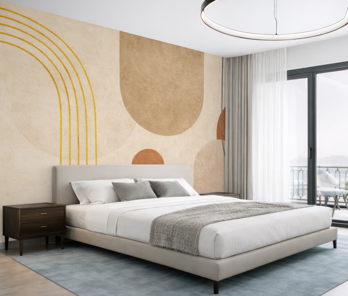 Fototapeta Abstrakcyjny motyw boho.