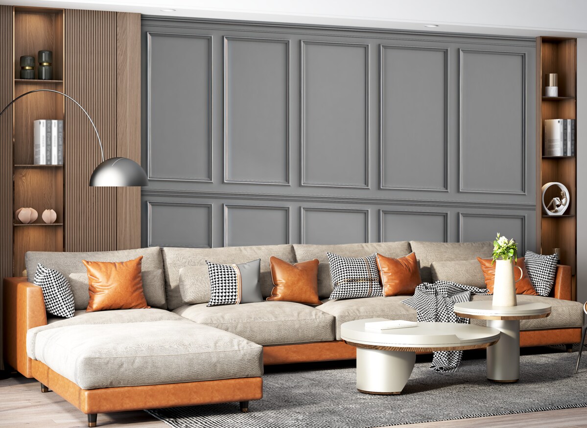 Fototapeta Panele ozdobne.