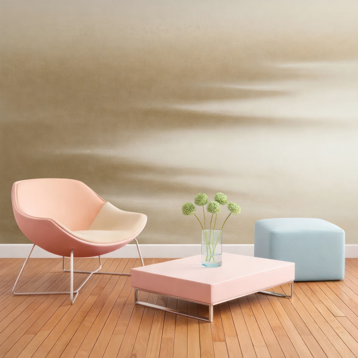 Fototapeta Plaża oraz morze, elegancki minimalizm i loft.