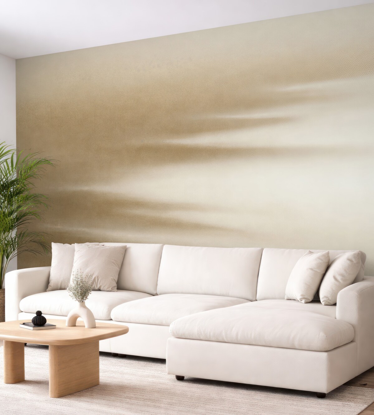 Fototapeta Plaża oraz morze, elegancki minimalizm i loft.