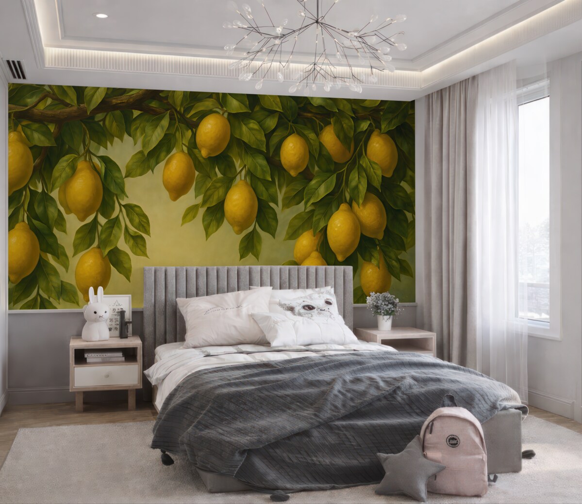 Fototapeta Vintage konary drzewa cytrynowego