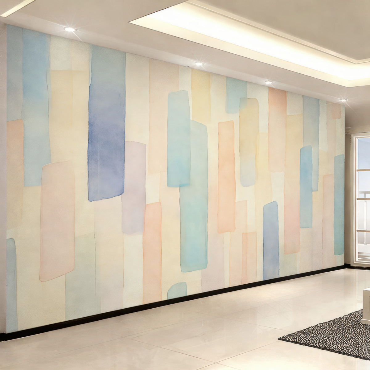 Fototapeta Pionowe wielokolorowe pasy.