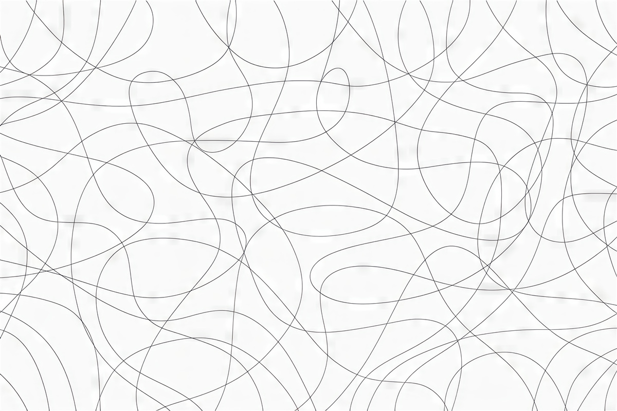 Fototapeta Elegancka tapeta z wzorem linii w stylu bohemy.