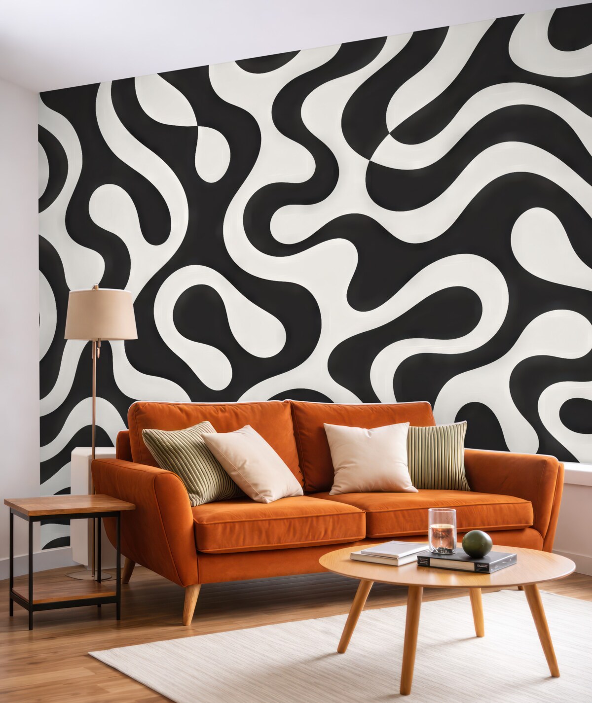 Fototapeta Stylowa abstrakcyjna tapeta w formie geometrycznej.