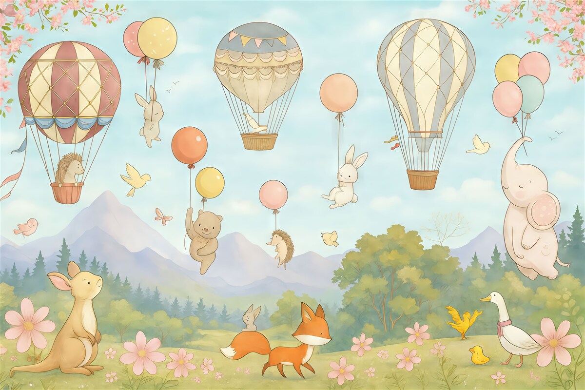 Fototapeta Urocze stworzenia.