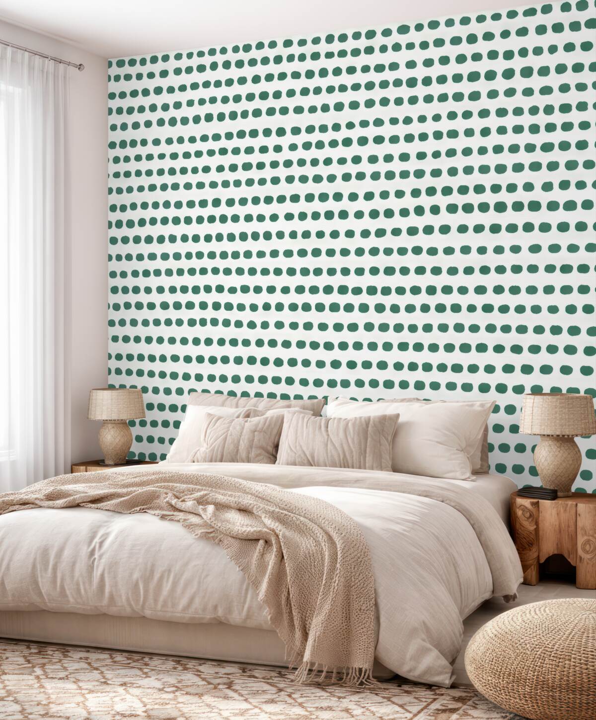 Fototapeta Wzory o strukturze w uspokajających kolorach.