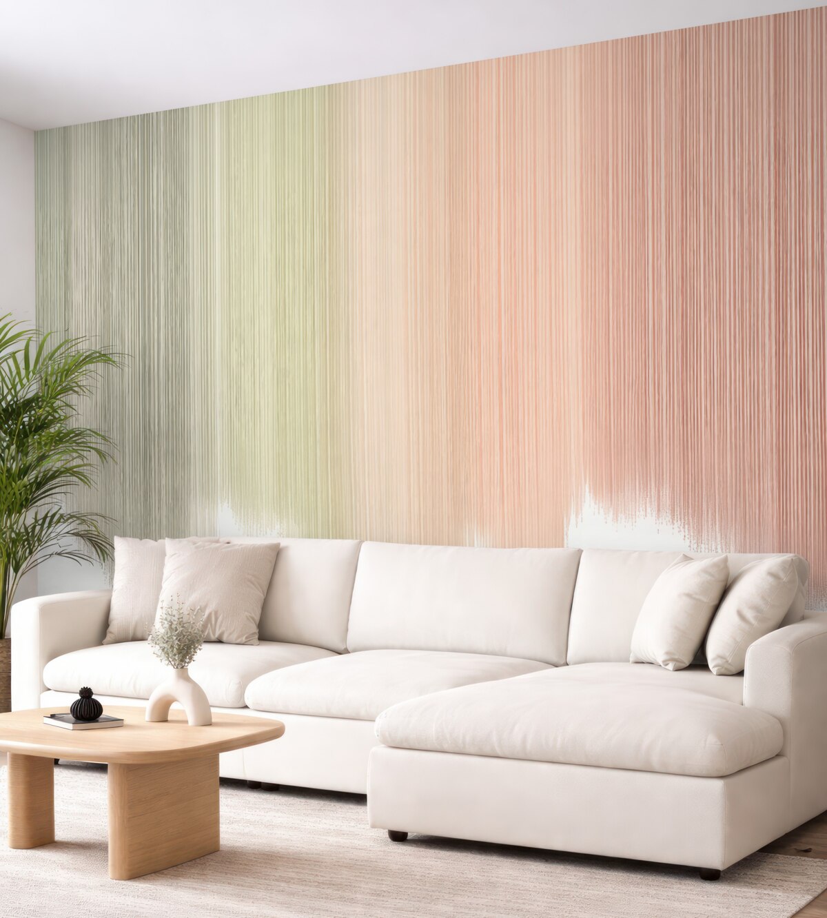 Fototapeta Subtelne kolory splatające się w zgodzie.