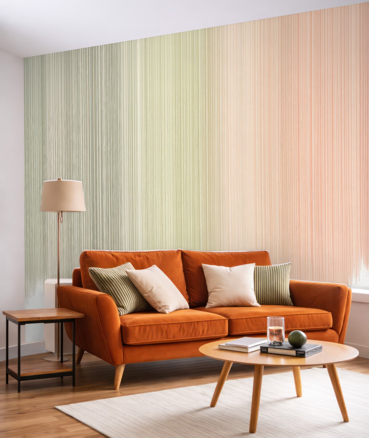 Fototapeta Subtelne kolory splatające się w zgodzie.