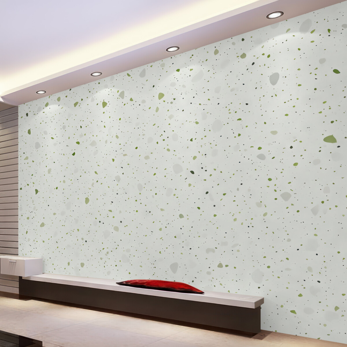 Fototapeta Powierzchnia o fakturze z zielonymi akcentami.