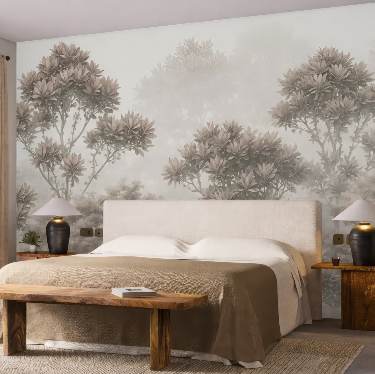 Fototapeta Wzór na tapetę Rainforest.