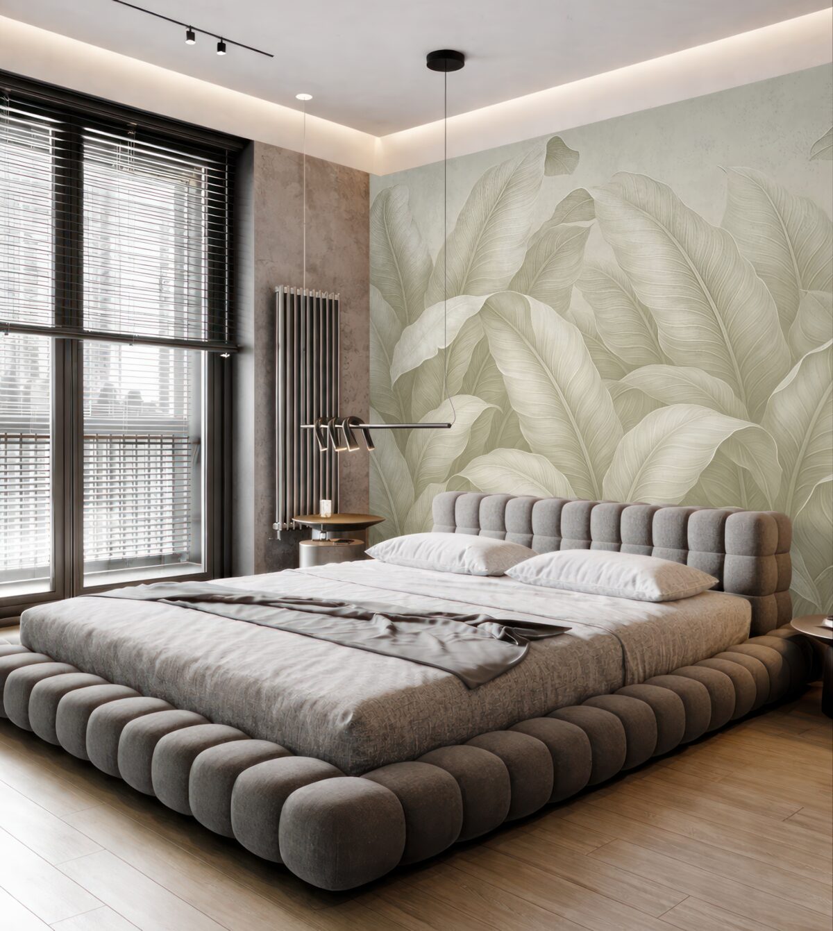 Fototapeta Standardowe szare liście