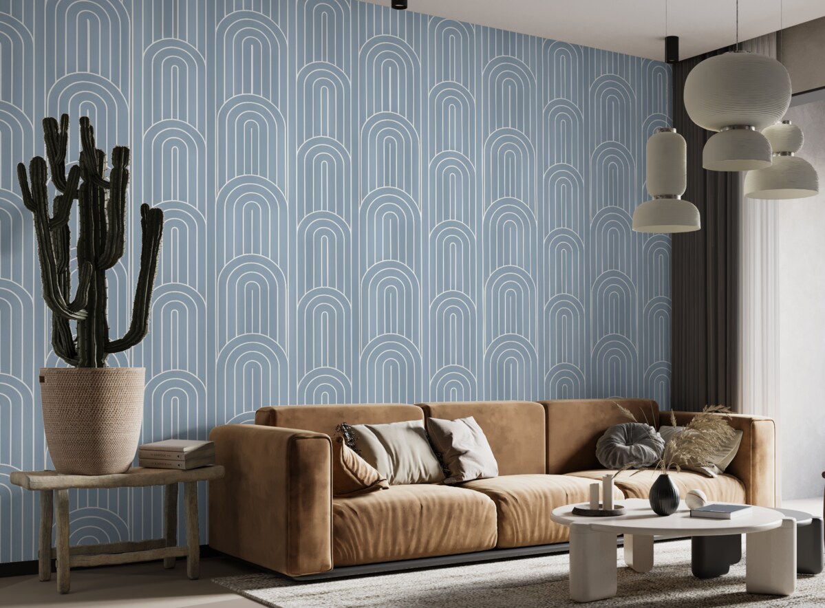 Fototapeta Stylowe łuki w subtelnych kolorach.