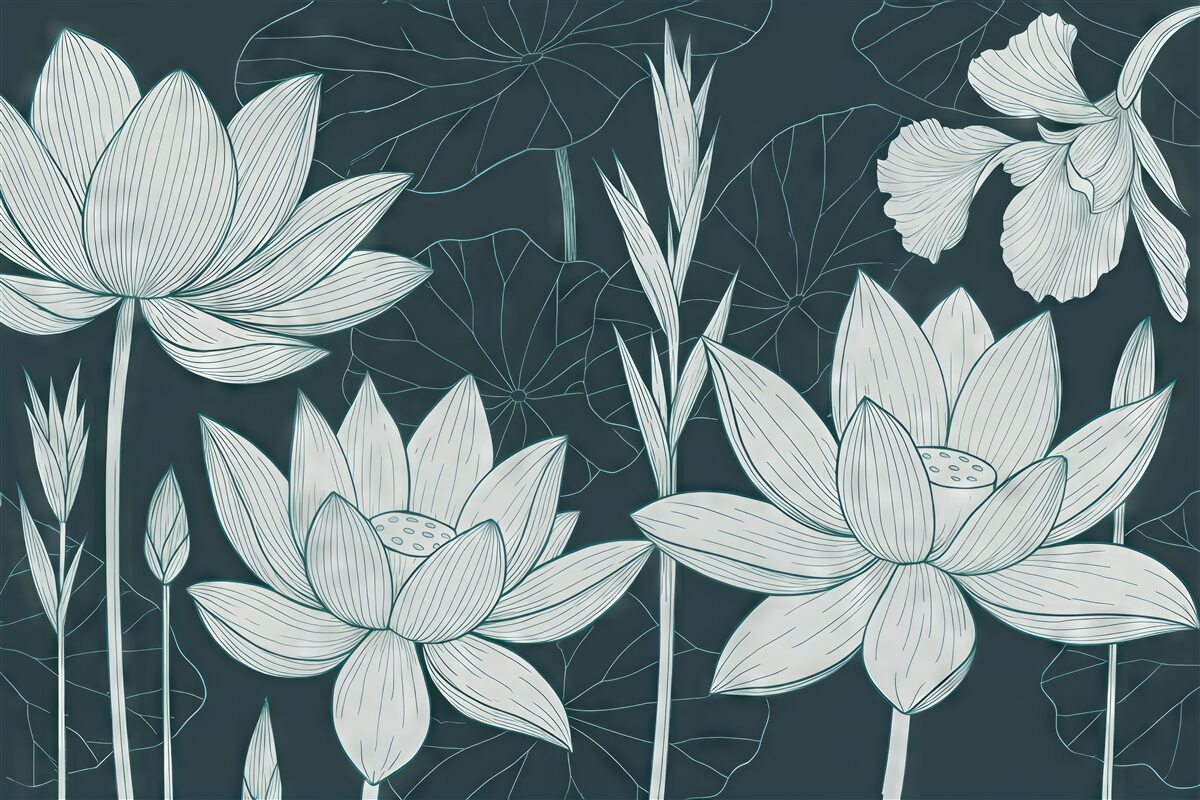 Fototapeta Kwiaty tropikalne.