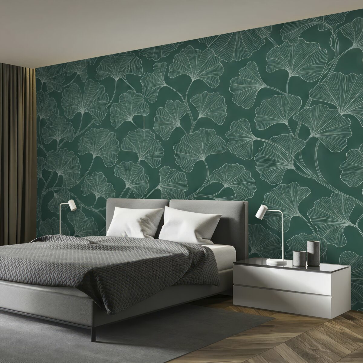 Fototapeta Subtelne kontury na cichym tle.