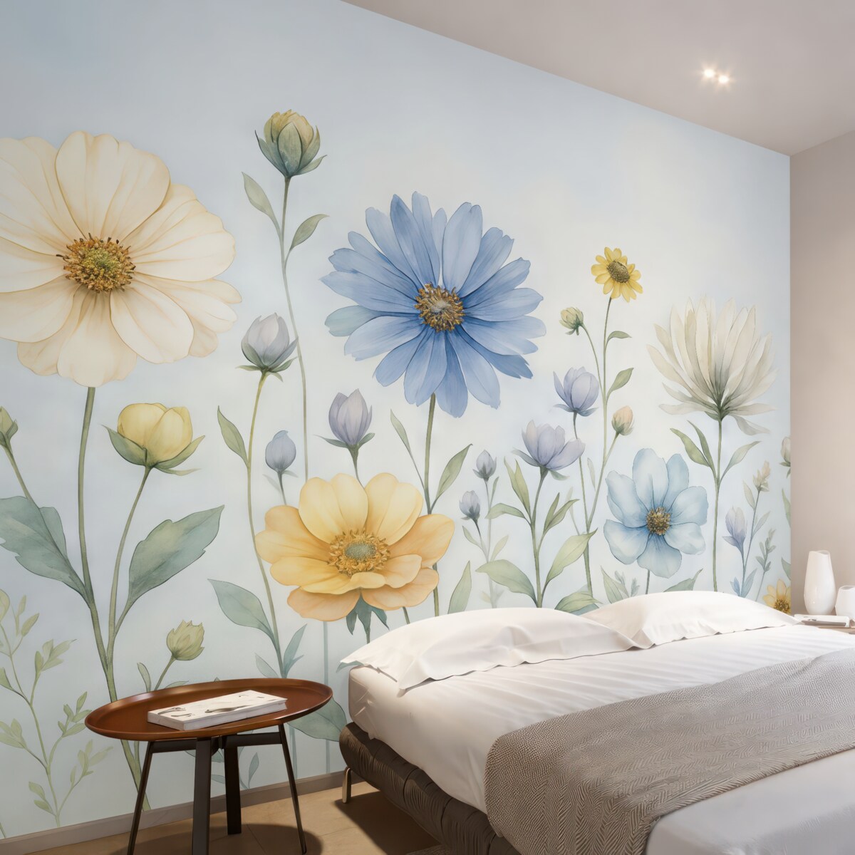 Fototapeta Kwiaty w rozkwicie w subtelnych pastelowych tonach.