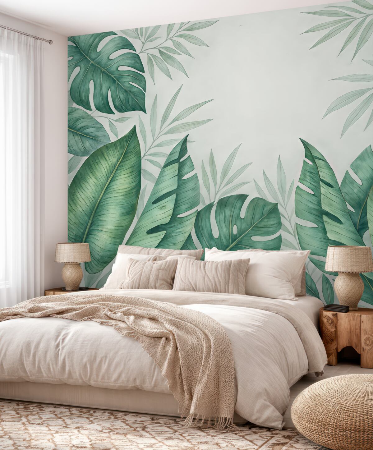 Fototapeta Liście tropikalnej puszczy.