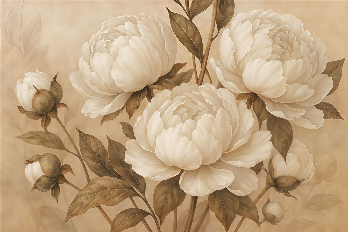 Fototapeta Obraz olejny z bawełny.