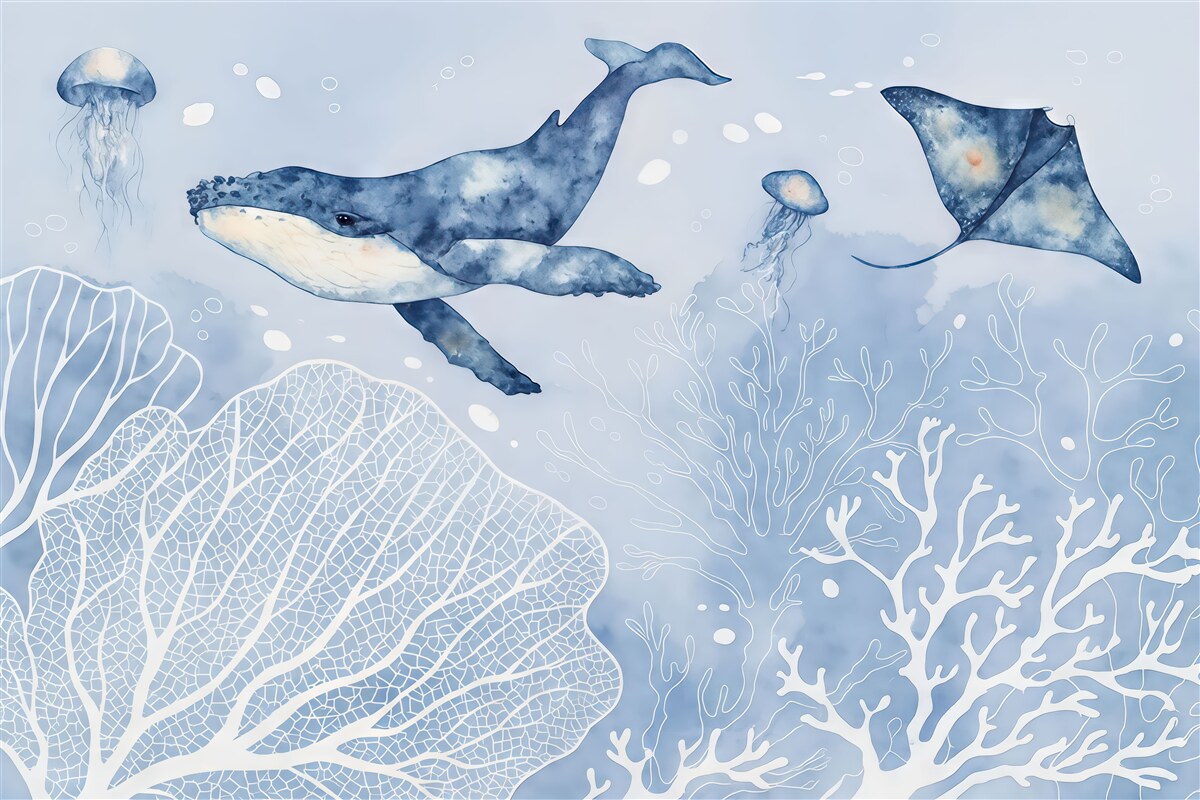 Fototapeta Podwodne skarby morskiego świata.