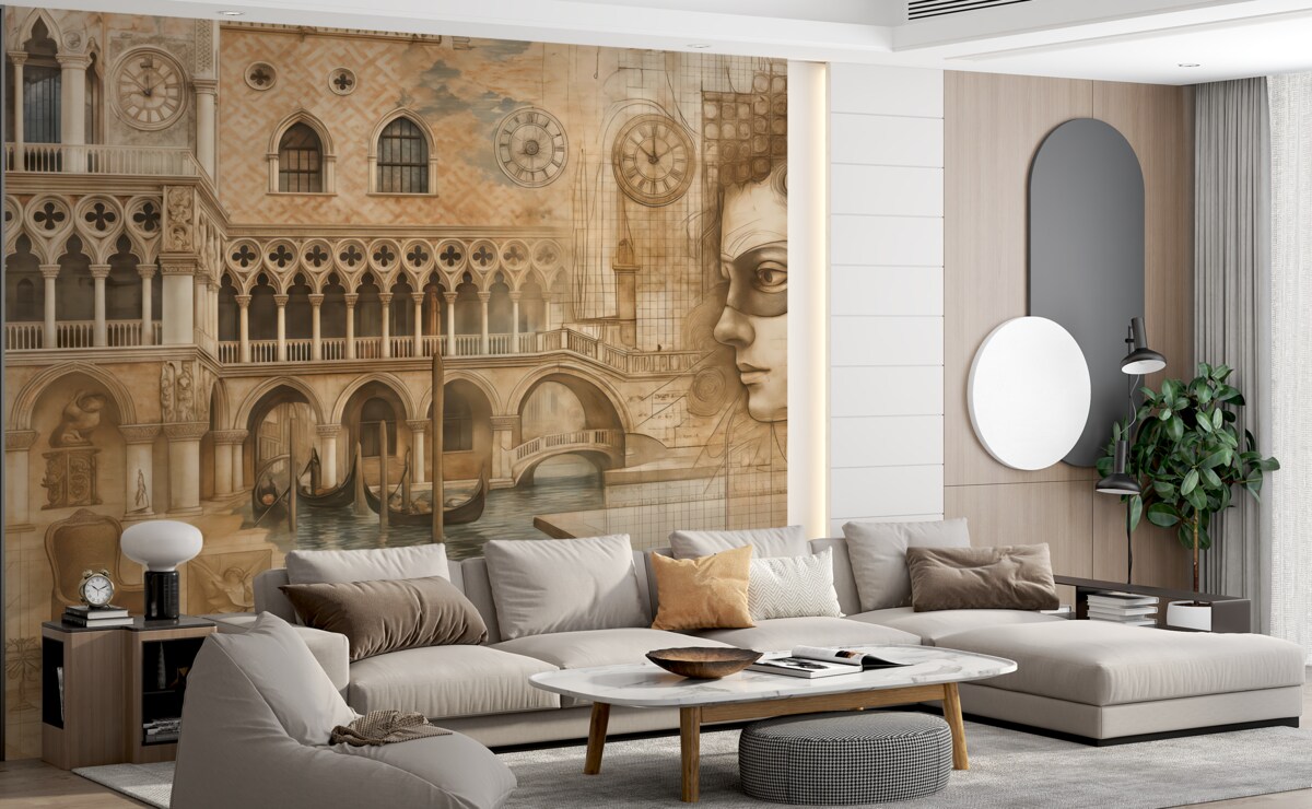 Fototapeta Architektura Wenecji i wyraz artystyczny.