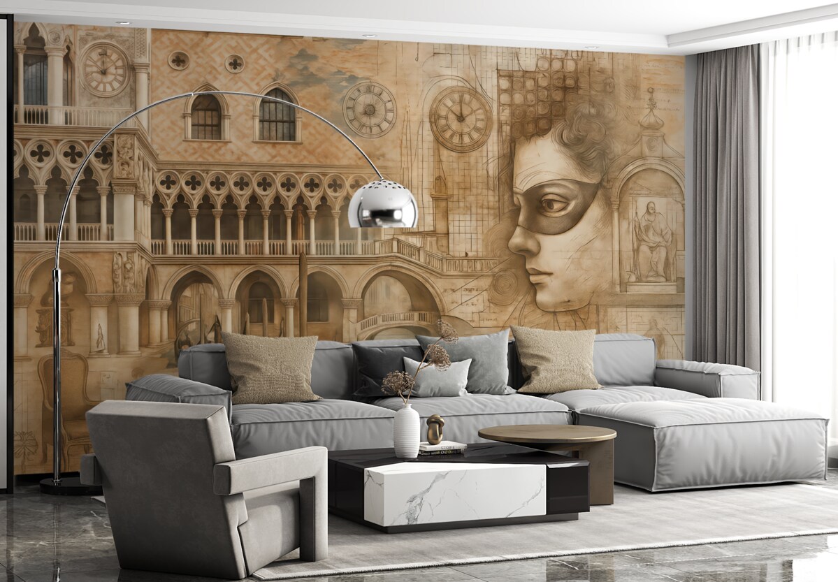 Fototapeta Architektura Wenecji i wyraz artystyczny.