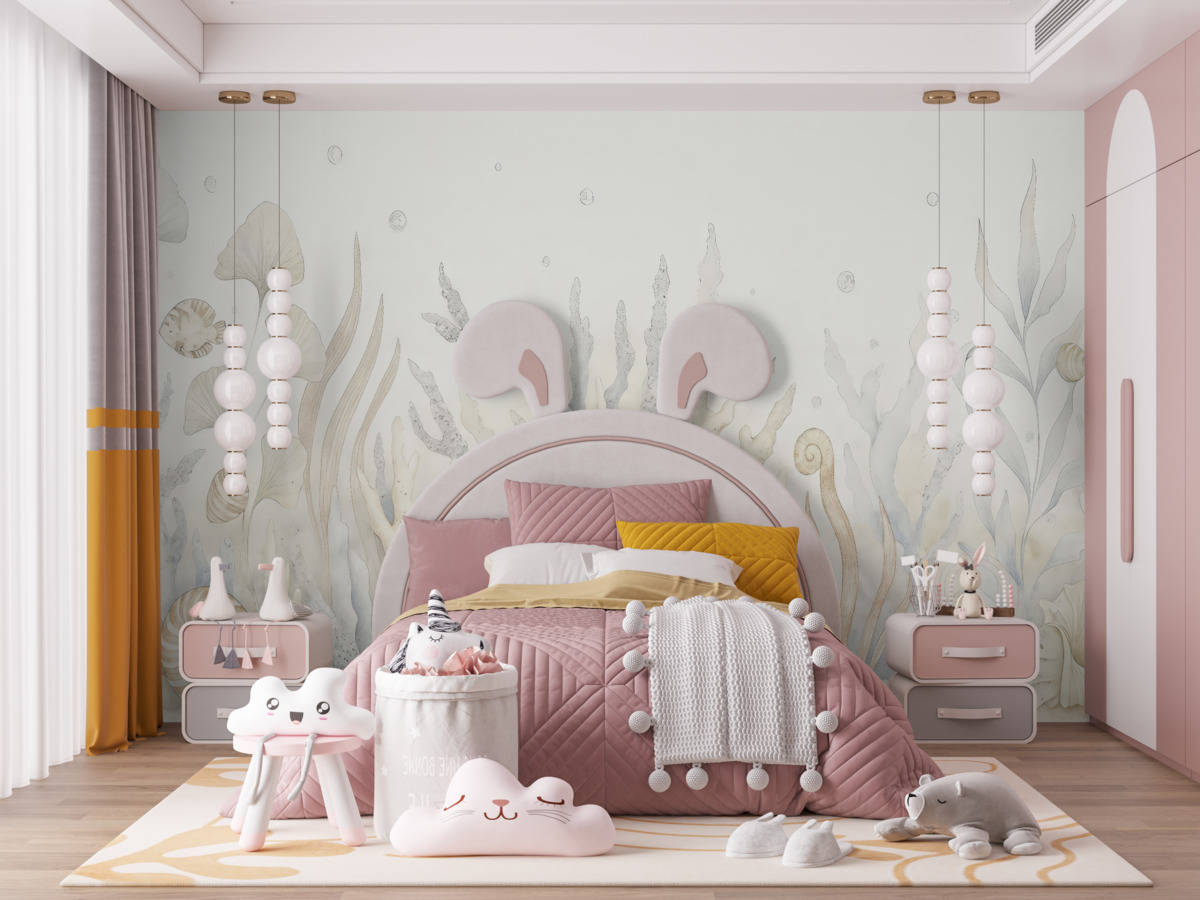 Fototapeta Podwodny relaks w subtelnych tonacjach.