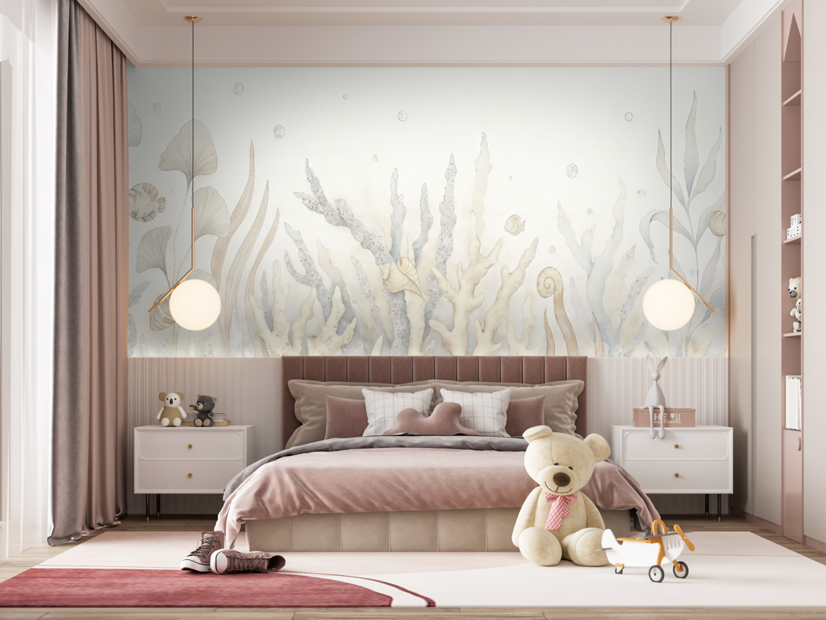 Fototapeta Podwodny relaks w subtelnych tonacjach.