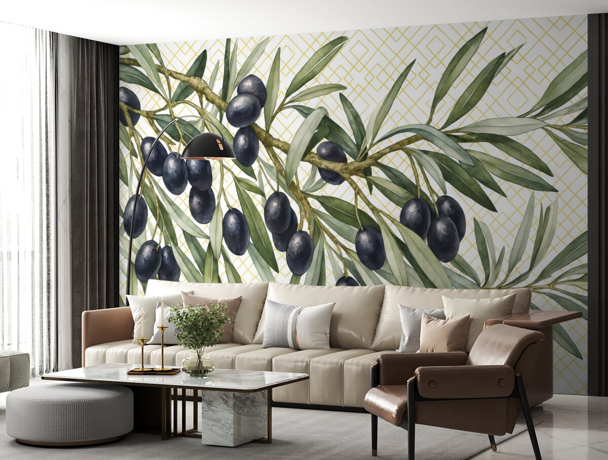 Fototapeta Oliwna gałązka