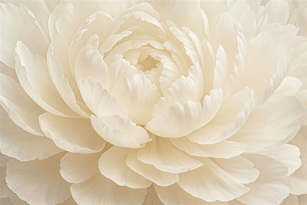 Fototapeta Biała peonia