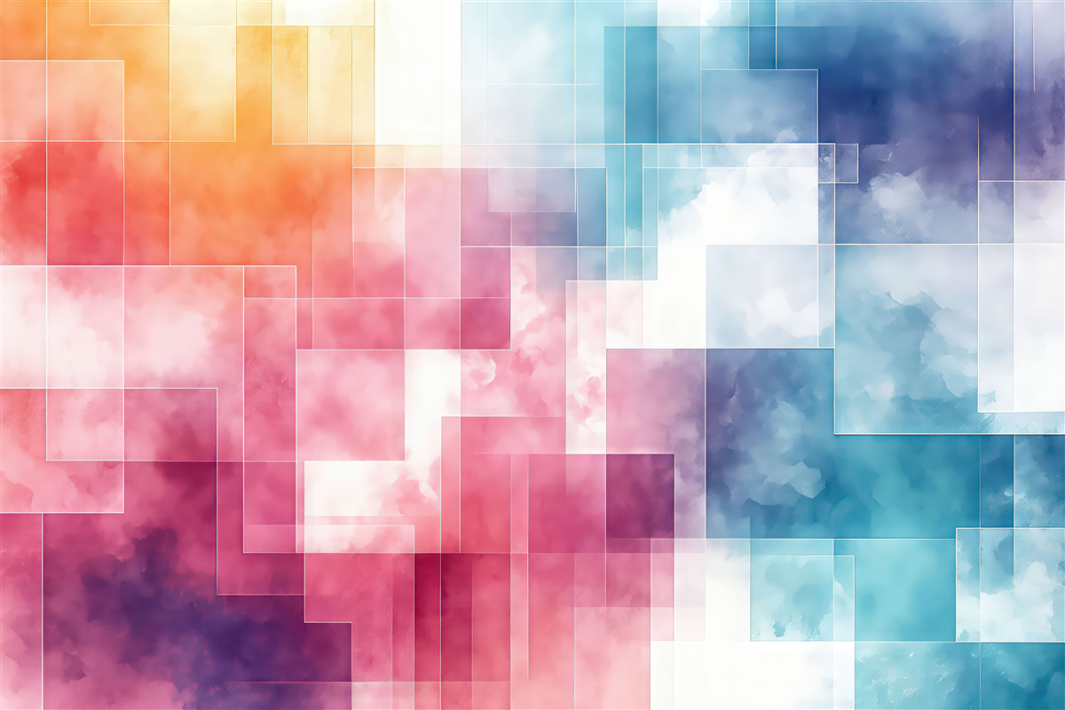 Fototapeta Powstają abstrakcyjne plamy.