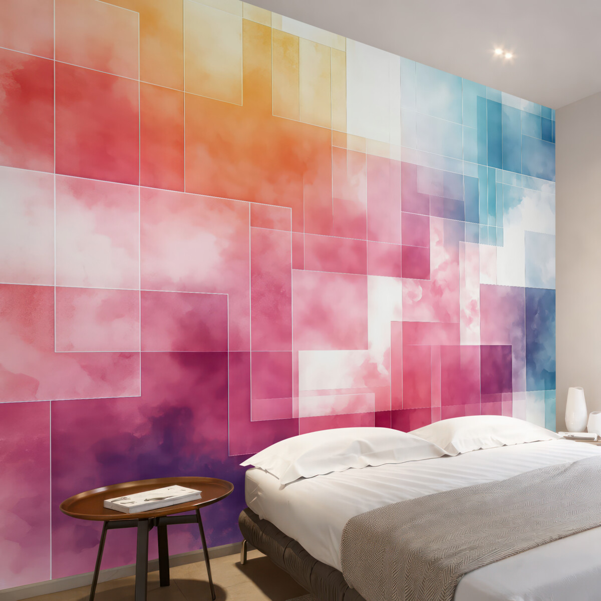 Fototapeta Powstają abstrakcyjne plamy.