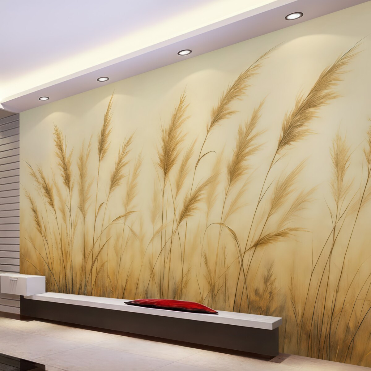 Fototapeta Wyschnięte trzciny.