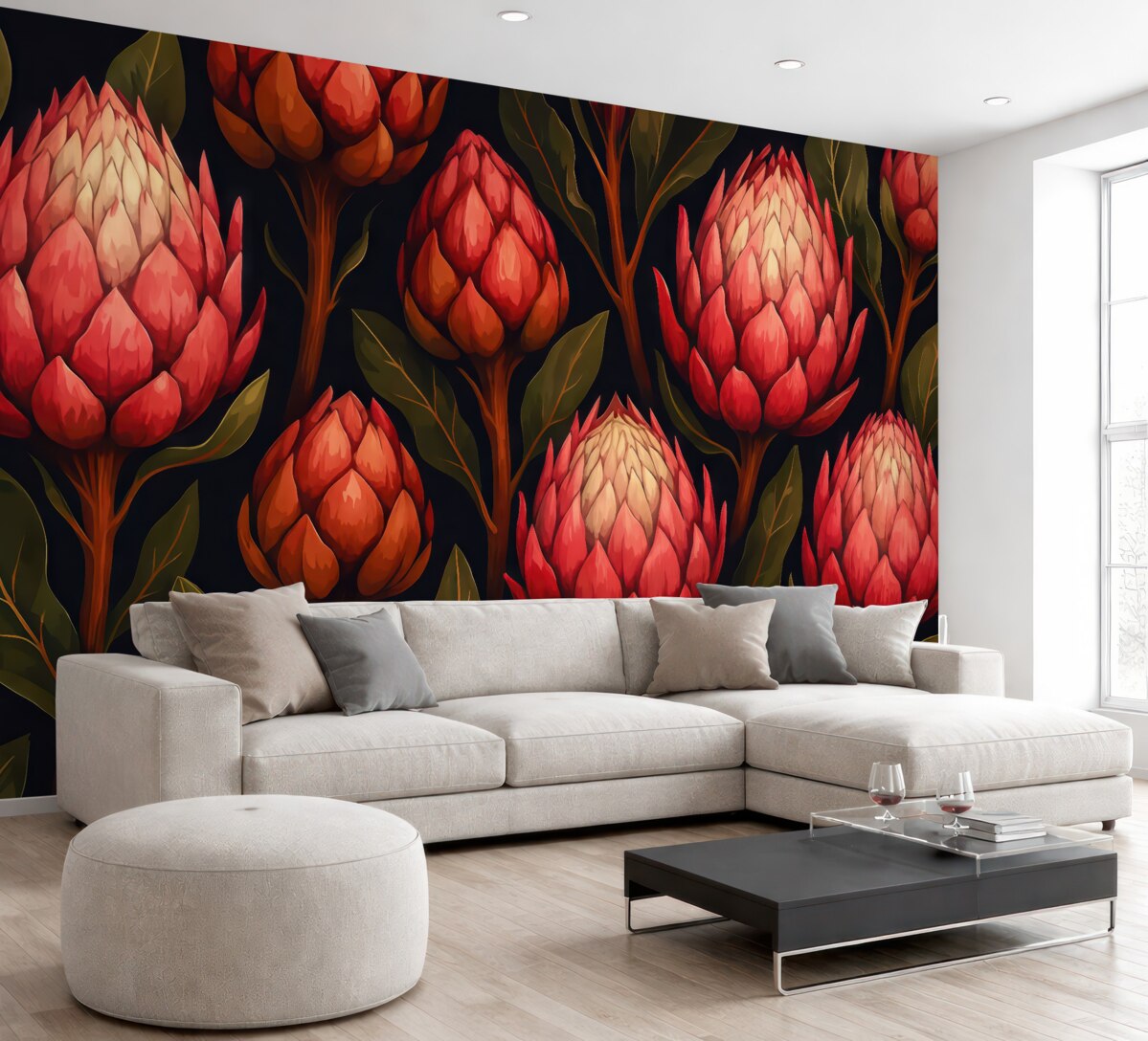 Fototapeta Różowe protea