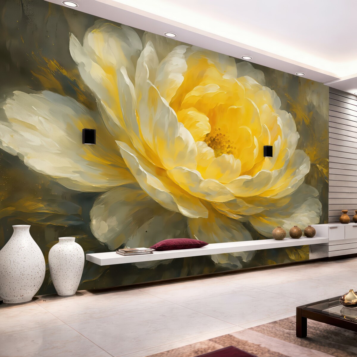 Fototapeta Roślina w stylu retro.