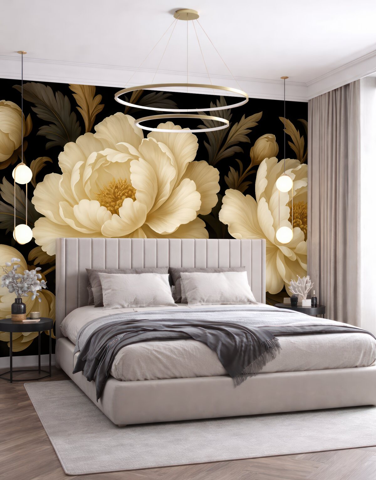 Fototapeta Kwiaty w stylu vintage.