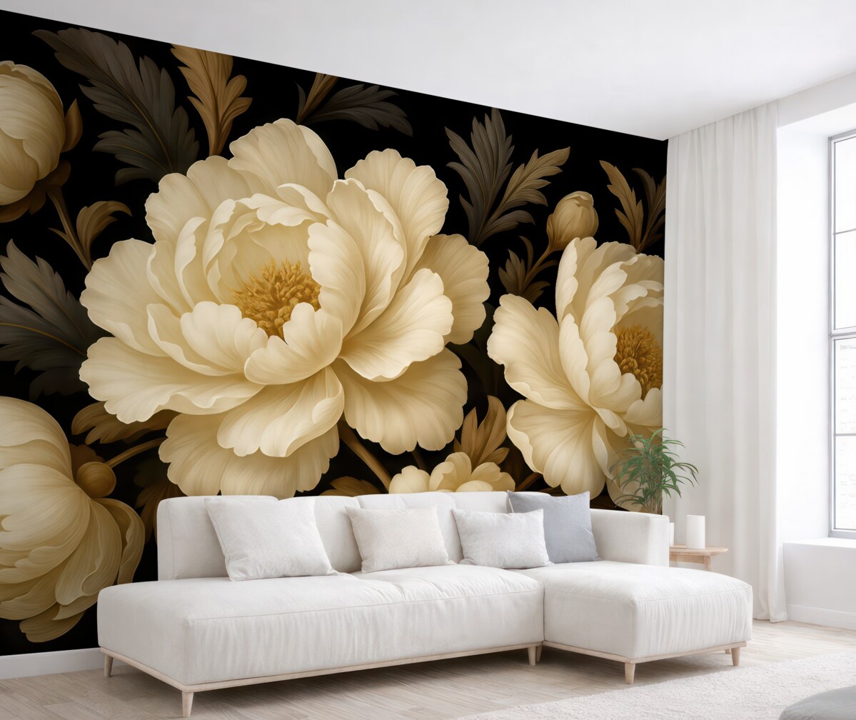 Fototapeta Kwiaty w stylu vintage.