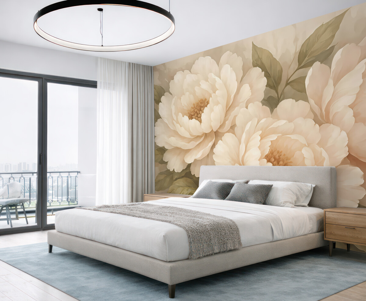 Fototapeta Kwiaty w stylu vintage.