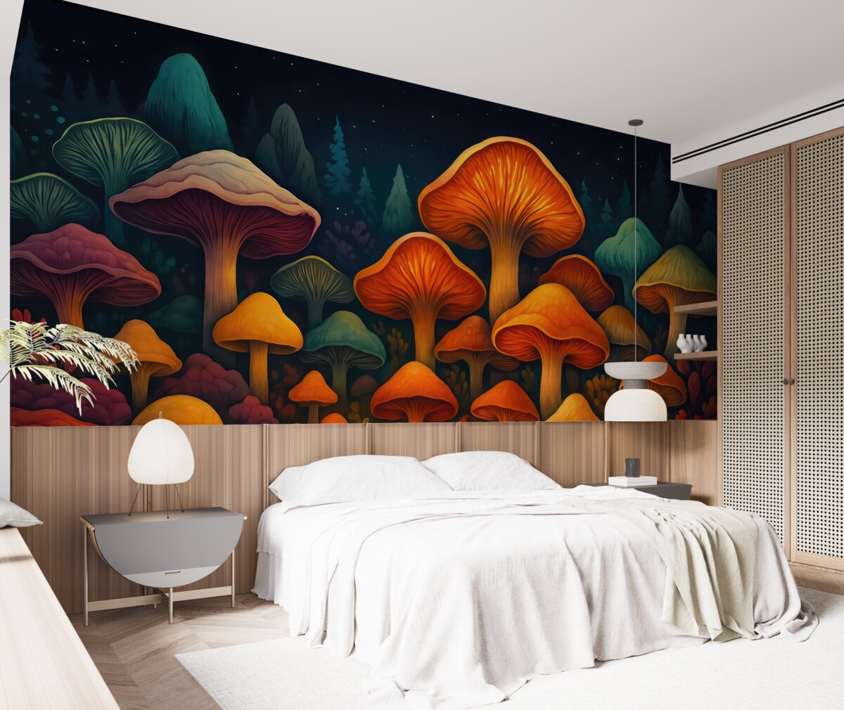 Fototapeta Wielobarwne grzyby.