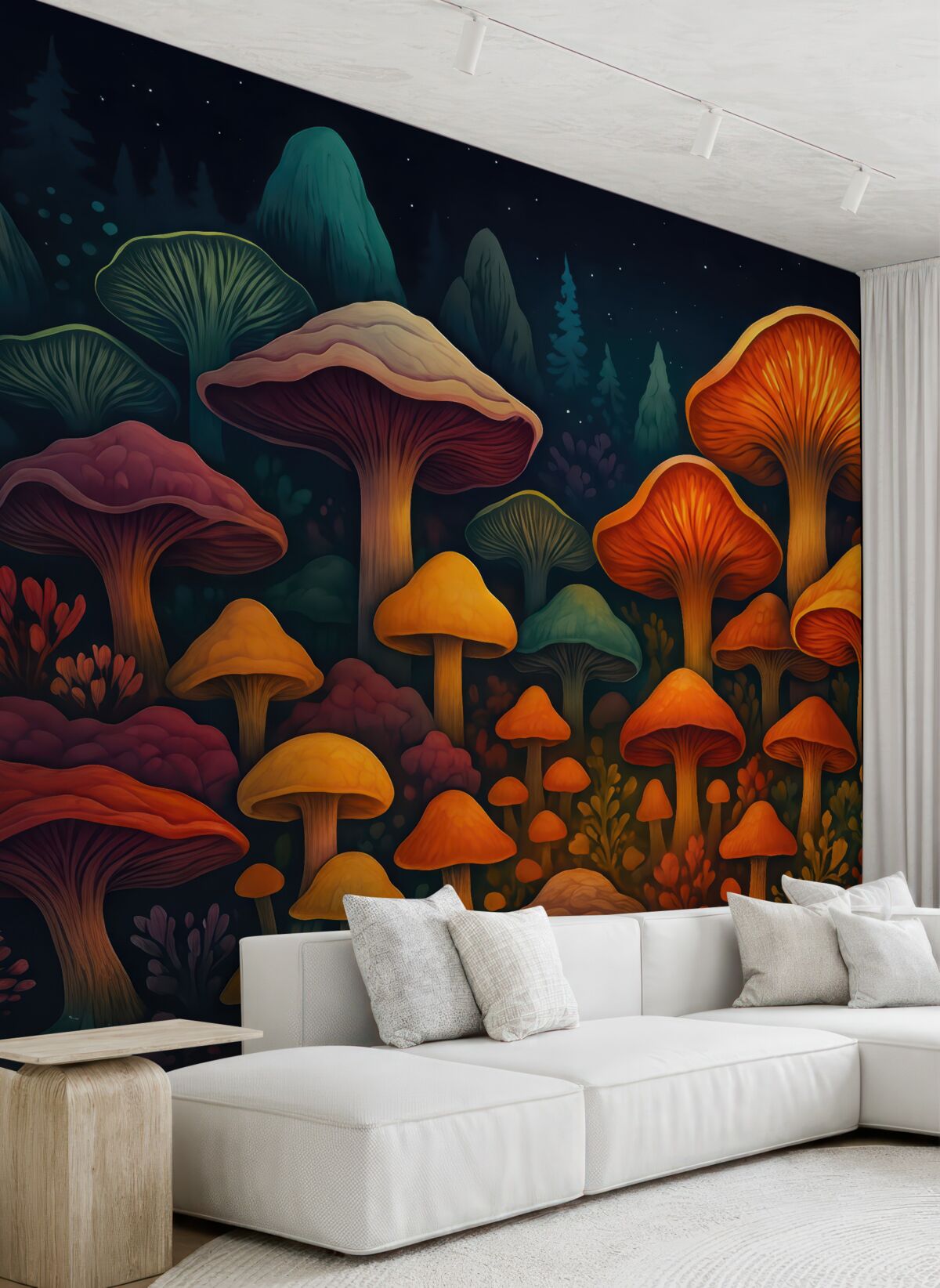 Fototapeta Wielobarwne grzyby.