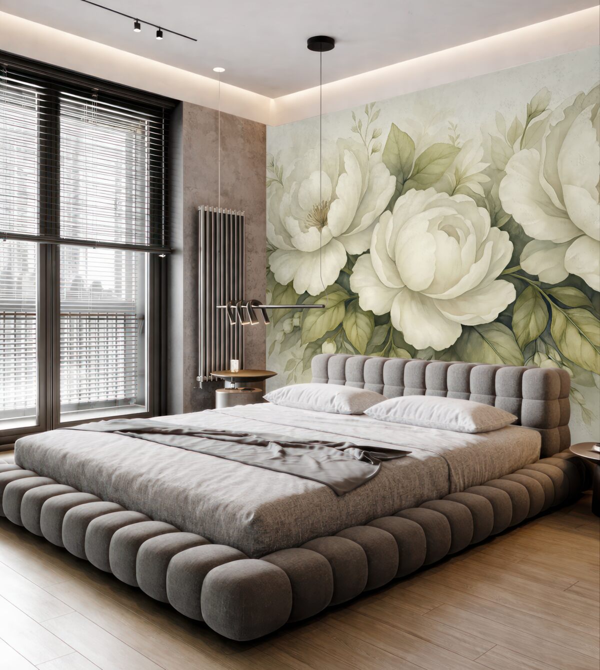 Fototapeta Kwiaty w kolorze białym.