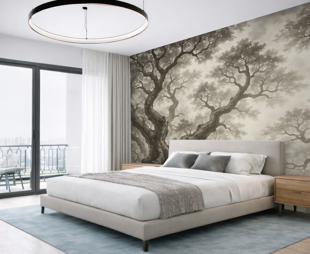 Fototapeta Gałęzie sięgające w stronę nieba.