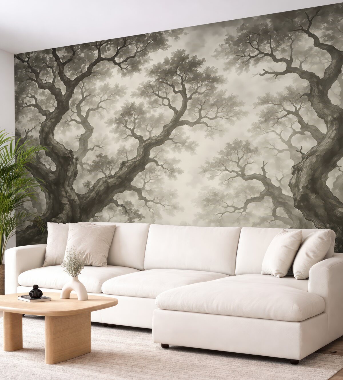 Fototapeta Gałęzie sięgające w stronę nieba.