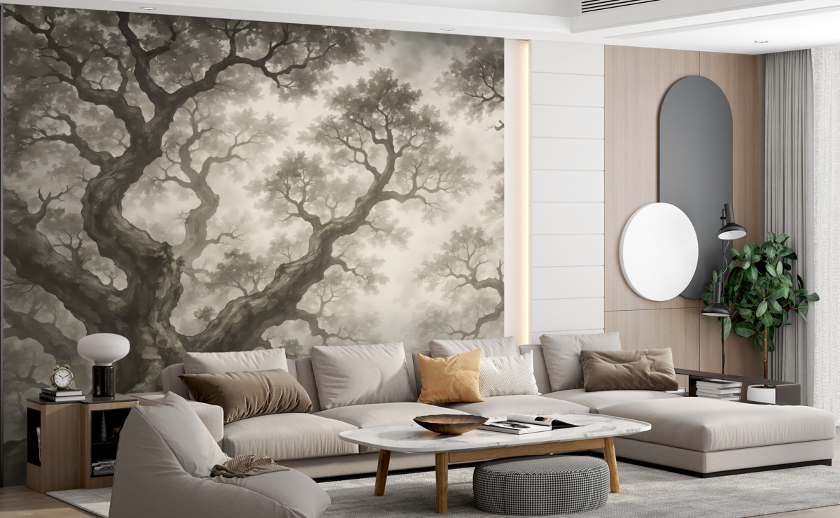 Fototapeta Gałęzie sięgające w stronę nieba.